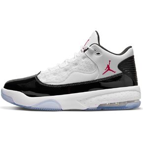 Nike Jordan Max Aura 2 Mens Basketball Shoe Ck6636-102 Size 13 US New in box White/Gym Red-black