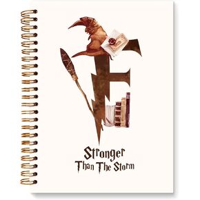مؤلف دفتر أولي مضحك ، أقوى من دفاتر العاصفة لـ School Monogrammed Journal Notebook ، دفتر ملاحظات Monogram مخصصة ، 5.5 × 8.3