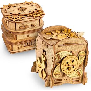 Davy Jones Locker and Captain's Nemo Nautilus - Escape Room Game - Puzzle Box - Seuqential 3D Puzzle للبالغين - دعابة في الدماغ