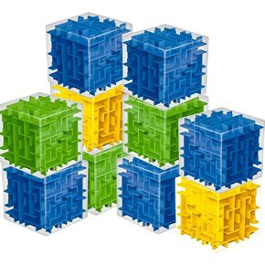 10 حزمة Money Moze Puzzle Hights (3 ألوان) ، 3D Mazes Magic Cube Money Box Box Toy Toy Teasers دماغية للأطفال المراهقين والبالغين.