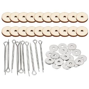 Patikil 30mm Doll Noints و 10 مجموعة موصل مفاصل دبوس كوتر قابلة للإزالة ودرج اللوحة الألياف لأطراف الدب التي تصنع مفاصل الرأس DIY ملحقات الحرف اليدوية