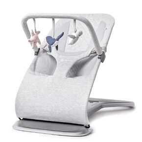 Ergobaby Evolve Bouncer and Toy Bar Set - رمادي فاتح