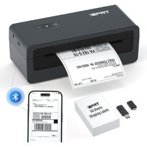 iDPRT Shipping Label Printer 4x6 Bluetooth Thermal Label Printer for Small Business and Shipping Package, Support Android, iPhone, Windows, macOS, Widely Used for Amazon, Shopify, Ebay (Renewed)