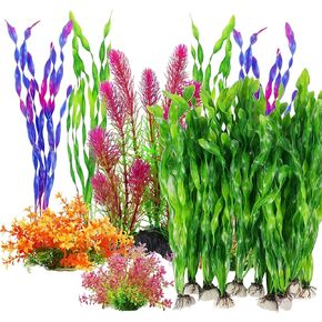 MyLifeunit Aquarium Plants 10 PCS و Pish Tank Plants Prose 7pcs حزمة