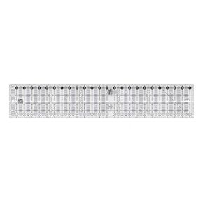 Creative Grids Quick Trim and Circle Quilting Ruler – CGRMT5 – Made in USA, 4-1/2in x 24-1/2in Rectangle, Non-Slip Grip Acrylic Quilting, Sewing, Crafting, Patchwork Ruler for Measuring