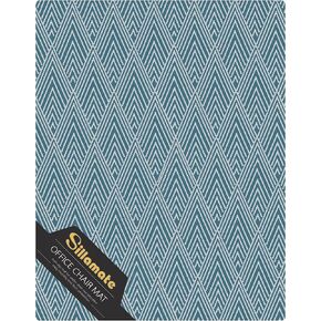 36'' x 48'' Plastic Office Chair Mat for Hardwood Floor, Boho Style Heavy Duty and Eco-Friendly Series Desk Chair Mat (Beige)