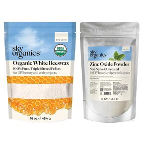Sky Organics - White Beeswax & Zinc Oxide Powder