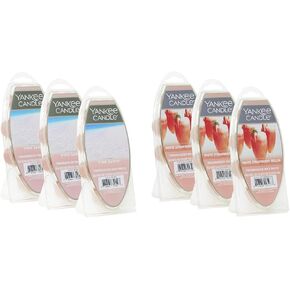 Yankee Candle Pink Sands & White Strawberry Bellini Wax يذوب ، 18