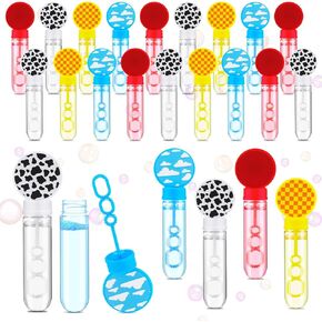 24 حزمة Back Bubble Wands Story Story Party Favors Toy موضوع حفلات عيد ميلاد لوازم الرسوم المتحركة موضوع عيد ميلاد حفلة Goodie Bag Stuffers Decorations (Wand ، Story)