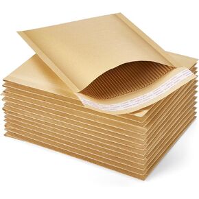 Fuxury Rigid Mailers 6x9 inches 50 Pack, Kraft Cardboard Envelopes,Self Seal Thicken Shipping Envelopes Keep Flat Cardboard Mailers for Photography Photos, Documents, CD