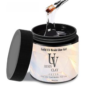 3.5 أوقية UV راتنج البوليمر الصافي للحرف ثلاثية الأبعاد ، وصنع المجوهرات DIY ، وقوالب السيليكون ، وعلاج الأشعة فوق البنفسجية ، والبلور الصب ، والفن المصغر ، ومشاريع الراتنج المصنوعة يدوياً