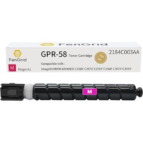 GPR-58 أصفر GPR58 خرطوشة الحبر متوافقة مع Canon ImagerUnner Advance C256IF C356IF C257IF C357IF PRINTER
