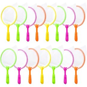 15 PCS Kids Kids Bug Casher Nets Colorful Colling Net Net Fishing Net Bath Toy للأطفال
