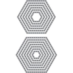 Essential Hexagons for Stitching, Essentials by Ellen Designer Dies