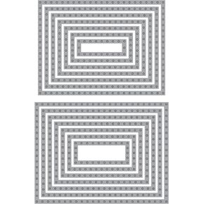 Essential A2 Nesting Rectangles for Stitching, Essentials by Ellen Designer Dies