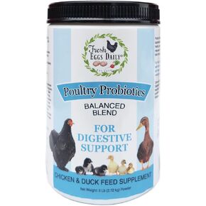 FRESH EGGS DAILY Poultry Probiotics Feed Supplement Vitamins for Backyard Chickens and Ducks 6LB in Kuwait