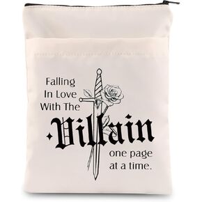 ensianth Dark Romance Reader Book Sleeve أعداء لعشاق هدية أخلاق رمادية رمادية الرومانسية الهدية الهدية السيف الأزهار (Fl Villain BS)