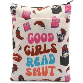 Smut Lovers Book Sleeve Spicy Reader Book Cover Smut Slut Gift Spicy Literature Gift Good Girls Read Smut Gift Dark Romance Gift Bookish Bookworm Gift (GoodGirlsRead BS)