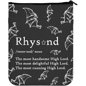 Maofaed High Lord Book Sleeve Literary Gift Book Lover Book Book Back (Rhysannon)