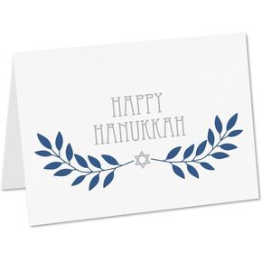 Luxpaper A7 بطاقات مطوية وأظرف مجموعة | 5 1/8 "× 7" | تصميم ندفة الثلج | 80 رطل. | 25 كتي