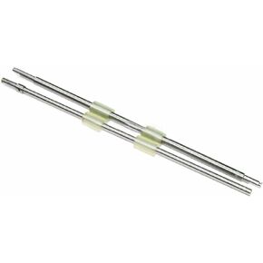 2PCS Feed Roller Kit, Scanner Replacement Parts with Shaft, Compatible with Fujitsu Scanner Fi-6110, N1800, S1500M, S1500, S510M, S510, S500M, S500, Fi-5110EOXM, Fi-5110EOX2, Fi-5110EOX, Fi-5110C