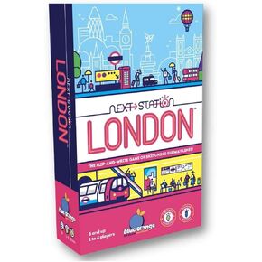 Blue Orange Games Next Station London Board Game - Family or Adult Strategy Flip and Write Game for 1 to 4 Players. Recommended for Ages 8 & Up. Spiel Des Jarhes 2023 Game of The Year Nominee.