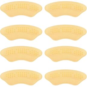 Heel Pads for Shoes That are Too Big, Heel Inserts for Women, Heel Grips for Womens Shoes, Heel Protectors, Heel Cushion Liners for Blisters Loose Shoes, Shoe Fillers (BeigeBlack)