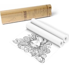 لفائف ورق نقل الطابعة الحرارية A4 8.27 بوصة φ30mm A4 Thermal Paper 100 Sheets 2 لفة ، متوافقة مع الطابعات الحرارية A40 ، P80 ، M832 ، M834 ، MT800