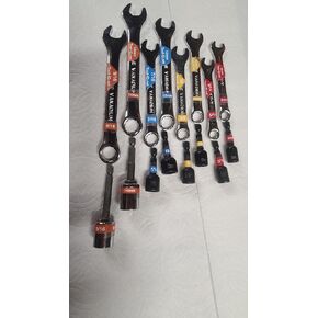 Wrench Label Set, Tool-ID, 13 Colors, Coded PER Size, 8-25 mm & 1/4-7/8 SAE
