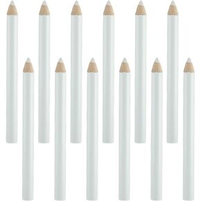 12pcs Sewing Pencil for Fabric,Sewing White Fabric Marking Pencils,Not Easy to Bend or Break,Can Provide Stable and Clear Markings,Used as Marking and Tracing Tools for Tailoring Crafts
