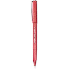 Pilot 11011 - Razor Point II POICH POICP POICK PEN ، Red Ink ، Ultra Fine ، Dozen