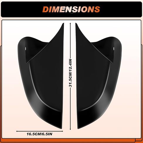 ACLONG Chrome Tow Mirror Cover Caps Left & Right Rearview Side Mirror Covers Compatible with Ford F250 F350 F450 Super Duty 2008-2016 Replaces 7C3Z-17D742-A, 7C3Z-17D743-A-1 Pair in Saudi Arabia