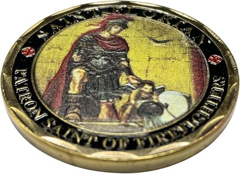 St Peter Coin, Saint Peter the Pope Catholic Challenge Coin, Religious Coin Collectibles, Bronze Iron Plated 38mm x 2mm in Saudi Arabia