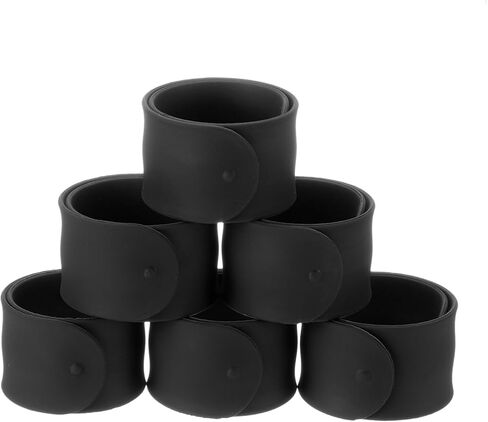 uxcell Silicone Snap Bracelets, Slap Bracelets Bulk Wristbands for DIY Goodie Bag Fillers Crafts Classroom in Kuwait