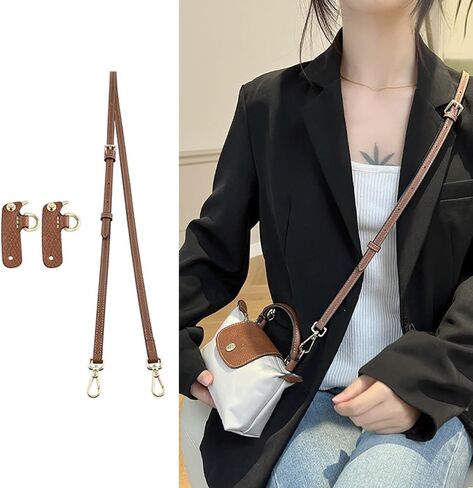 Purse Straps Kit Replacement with Multi-Pocket Waterproof Handbag Organizer Insert Compatible with Mini Longchomp Tote Bag in Saudi Arabia
