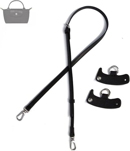 حزام الأكياس المطورة يناسب حقيبة Longchamp Mini ، وأشرطة محفظة جلدية استبدال Crossbody ، وأشرطة قابلة للتعديل مناسبة لحقيبة Le Pliage Mini ، مع عبوات مربع الهدايا (البني الذهب) in Kuwait