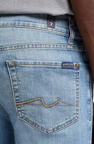 7 For All Mankind Men's Slimmy Clean Pocket Slim Fit Jeans in Kuwait