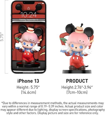 Pop Mart Dimoo World × Disney Series Figures ، شخصيات صناديق عمياء ، أشكال تصميمة عشوائية ، ألعاب القابلة للتجميع ، زينة منزلية ، صندوق واحد in Kuwait