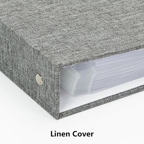 Large Scrapbook Album with 30 Sheets Plastic Sleeves and Scrap Book Paper 12x12 Inch, Linen Cover 3 Ring Photo album Scrapbooks for Wedding Baby Famliy Memory Blue in Kuwait