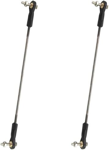 2PCS RC Toy Push Rod Adjustable Tie Rods Ball Head Joint Servo Linkage Link Rod for RC Airplane Helicopter Car Boat DIY Model Toy Parts (M3x150mm) in Kuwait