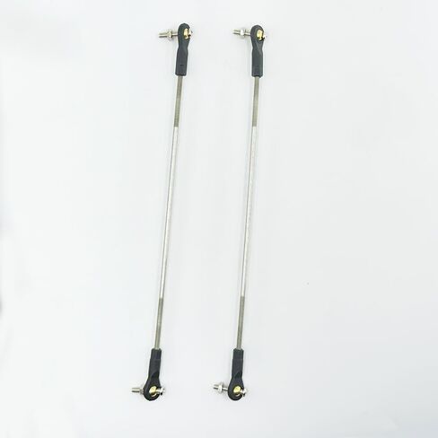2PCS RC Toy Push Rod Adjustable Tie Rods Ball Head Joint Servo Linkage Link Rod for RC Airplane Helicopter Car Boat DIY Model Toy Parts (M3x150mm) in Kuwait