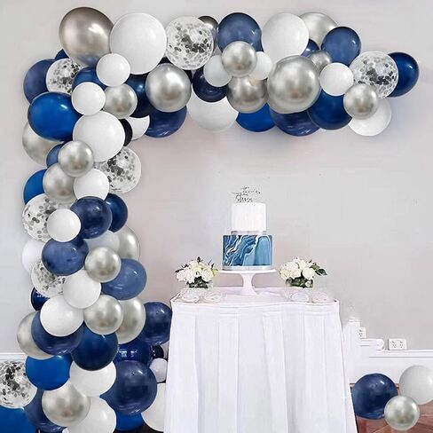 Purple Shades Balloons Garland Arch Kit-116Pcs 5"/10"/ 12" Dark Pastel Light Metallic Confetti Purple Balloons Arch Set for Wedding Birthday Baby Shower Graduation Party Decorations in Saudi Arabia