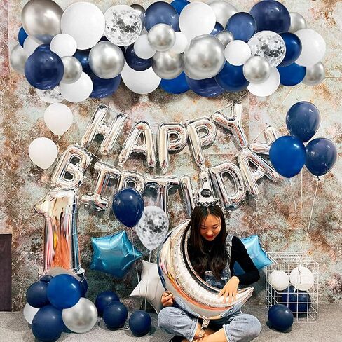 Purple Shades Balloons Garland Arch Kit-116Pcs 5"/10"/ 12" Dark Pastel Light Metallic Confetti Purple Balloons Arch Set for Wedding Birthday Baby Shower Graduation Party Decorations in Saudi Arabia