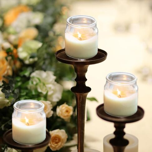 Kumgrot 12 PCS Metal Candle Continer Tins 3oz علب المعادن الفارغة علب الشمعة حاويات شمعة الشمعة للهدايا الحلوى DIY والكنوز (الوردي) in Kuwait
