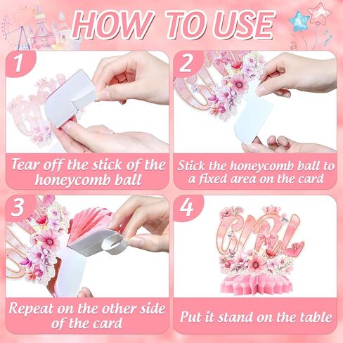 9PCS CandyLand Party Decorations, Candy Land Table Centrepieces Candy Themed Honeycomb Decorations Colourful Lollipop Birthday Party Decorations For Sweet Shop Baby Shower Tabletop Decorations in Kuwait