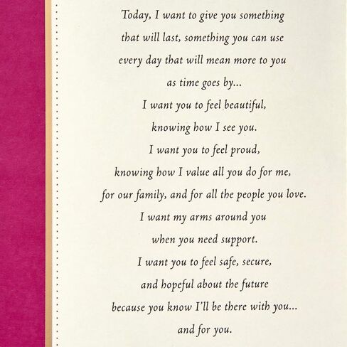 Hallmark Mahogany Mothers Day Card for Wife or Significant Other (With All My Love) (699MBC1177) in Kuwait
