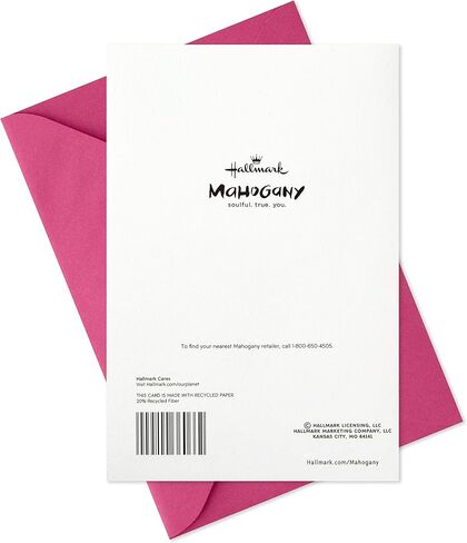 Hallmark Mahogany Mothers Day Card for Wife or Significant Other (With All My Love) (699MBC1177) in Kuwait