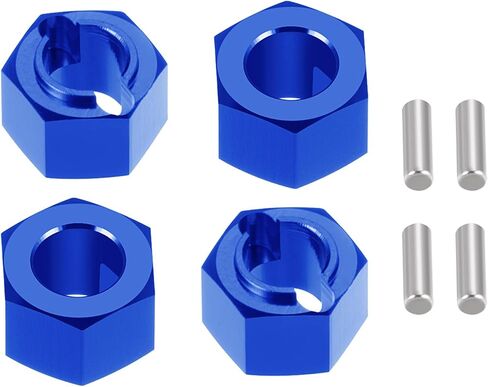 4 PCS 7mm Wheel Hex Hub Adapters for Losi Mini-T 2.0 & Mini-B 1/16 1/18 RC Off-Road Car Truck Upgrades-Black in Saudi Arabia