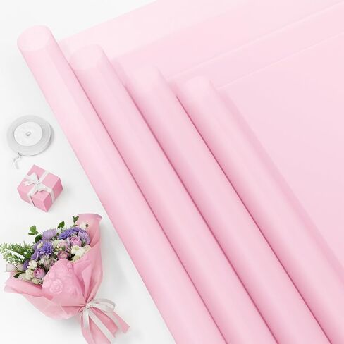 ytdek flower leving ورقة 20 ورقة ورقة التغليف باقة الأزهار البيضاء مع شريط لاستلواح الزفاف إمدادات الزفاف للذكرى عيد ميلاد التخرج in Saudi Arabia