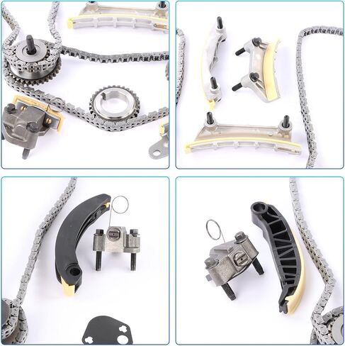 9-0753S Engine Timing Chain Guide Kit w/Cam Phaser 4Pcs Fits for Buick/for Cadillac/for Chevy/for GMC 3.0/3.6L V6 DOHC 24V Replace OE 12626160 12626161 12626164 12633452 in Kuwait